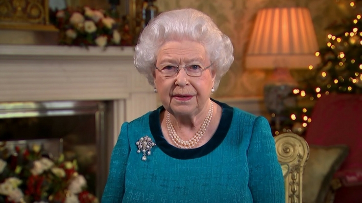 Tradição de Natal, foto de natal, Rainha Elizabeth II