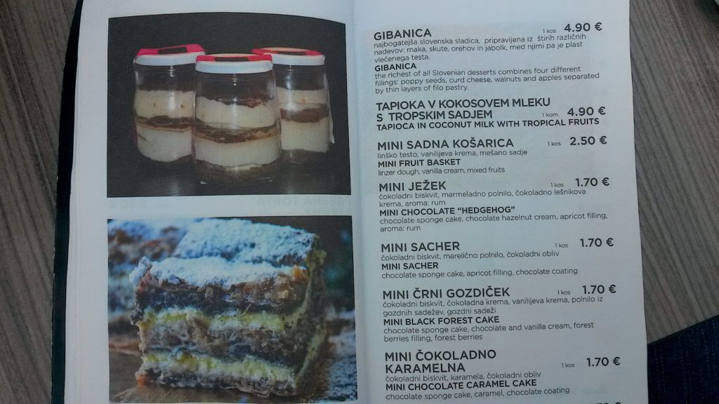 Eslovênia Turismo, gastronomia