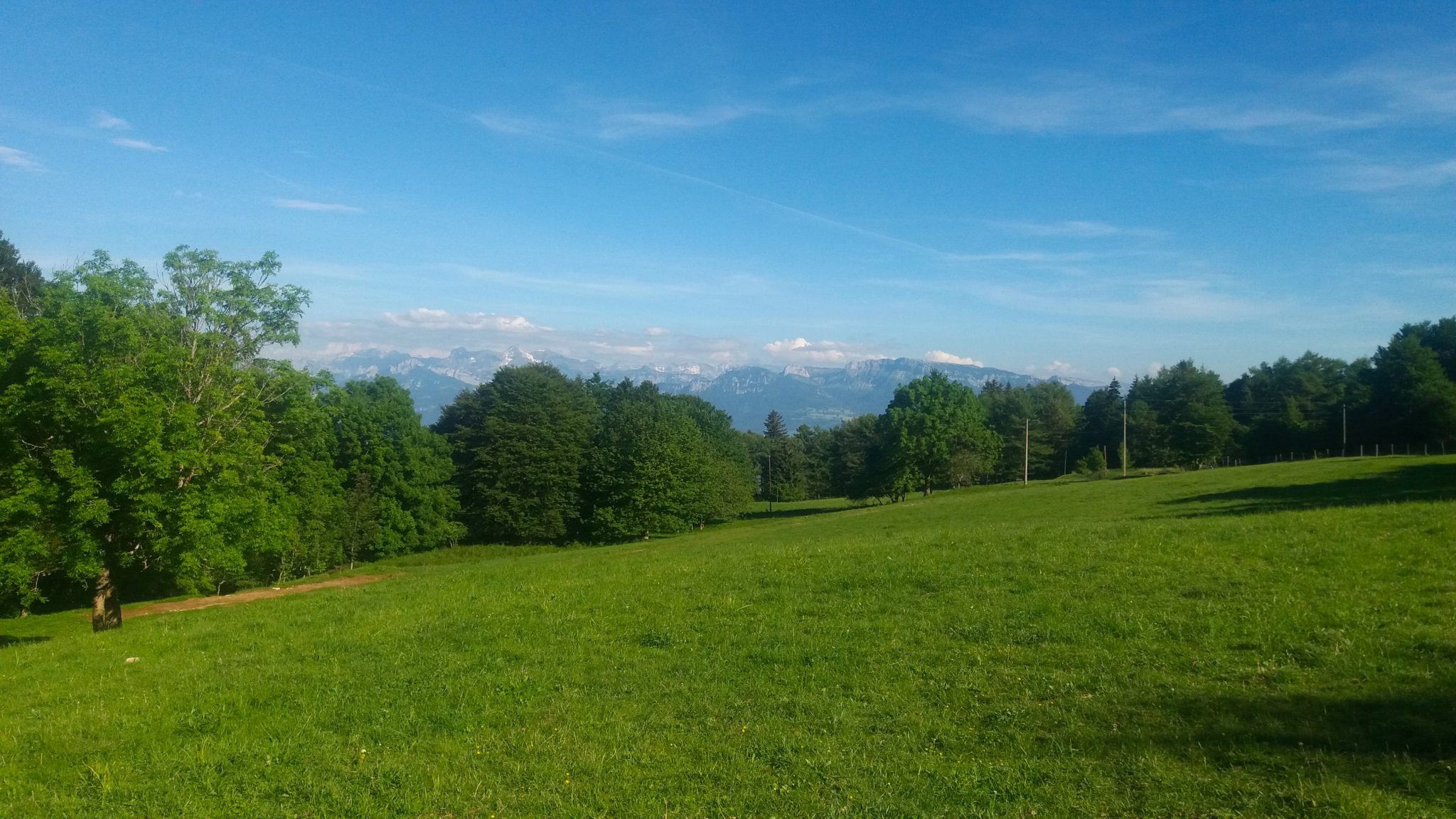 Mont Salève, entre a França e a Suíça
