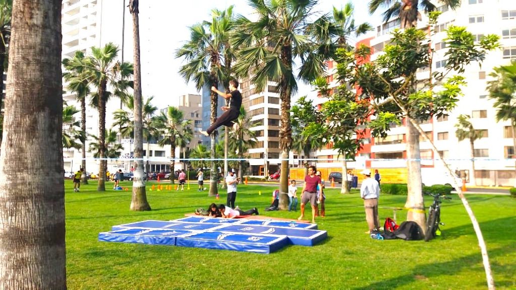 Slack Line em Miraflores