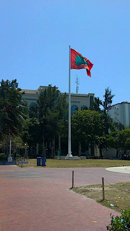Bandeira das Maldivas, Malé