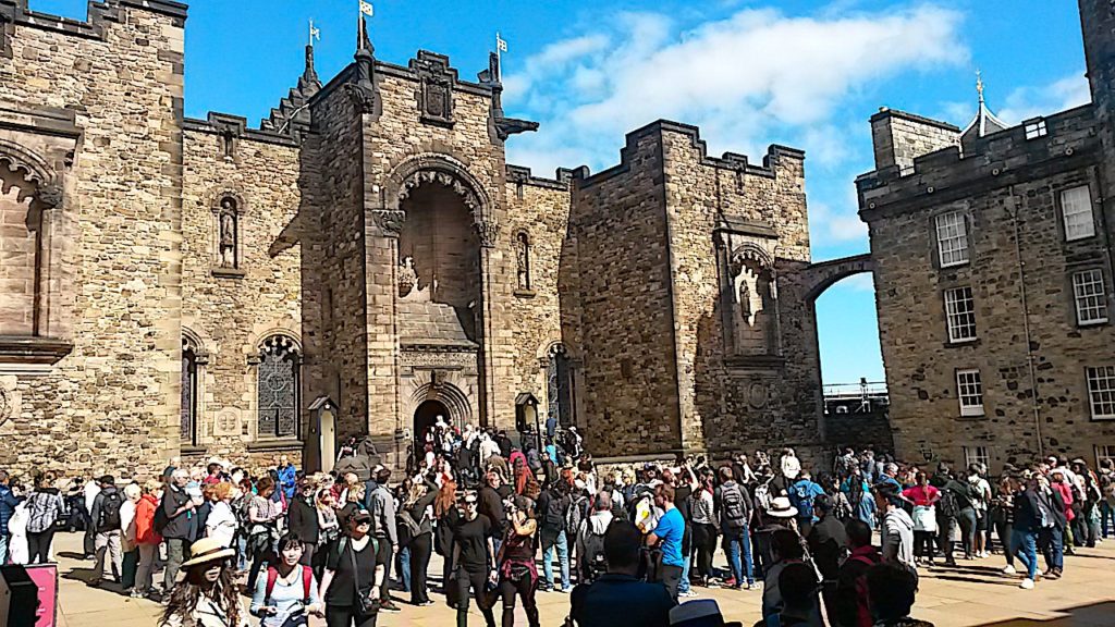 Uma das áreas internas do Castelo