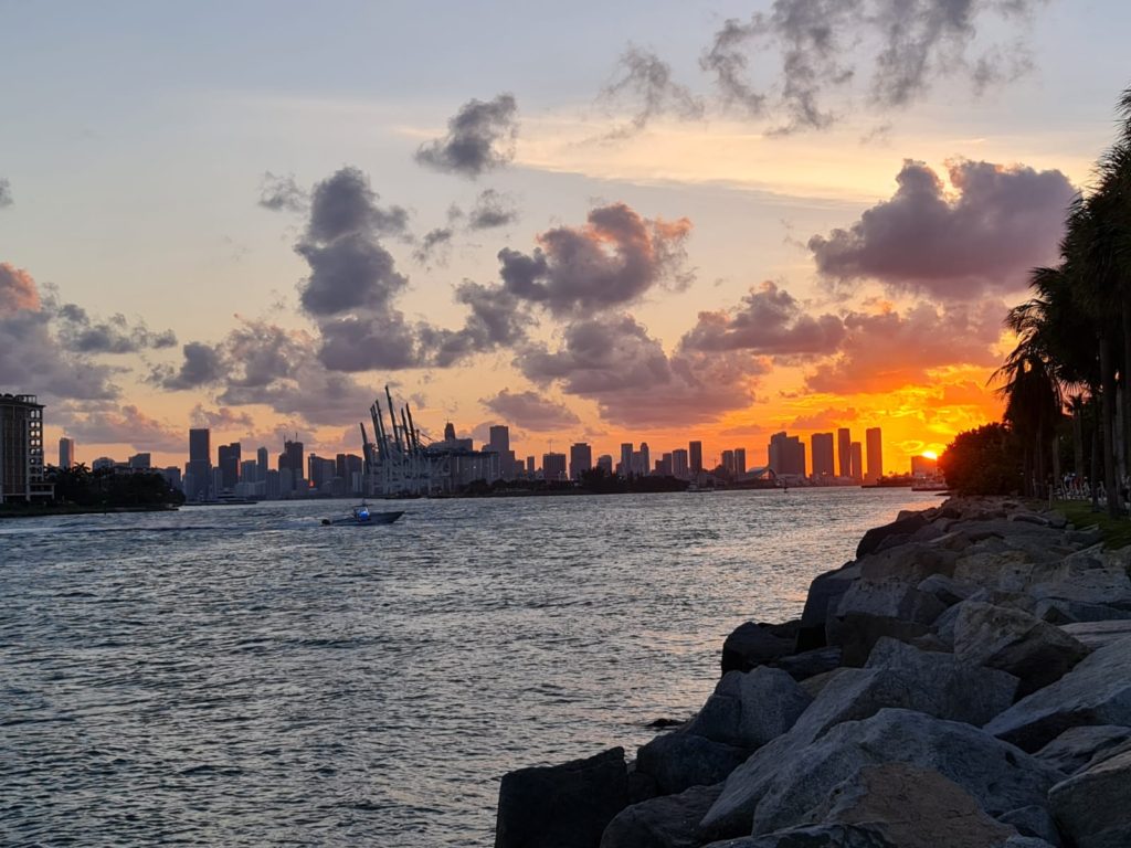 Por do Sol em Miami